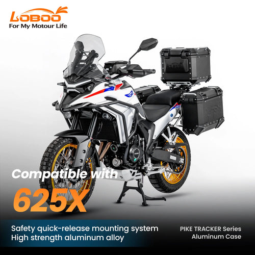 LOBOO PIKE TRACKER Aluminum Luggage System | Top & Side Cases for KOVE 625X (2025+) - LOBOO
