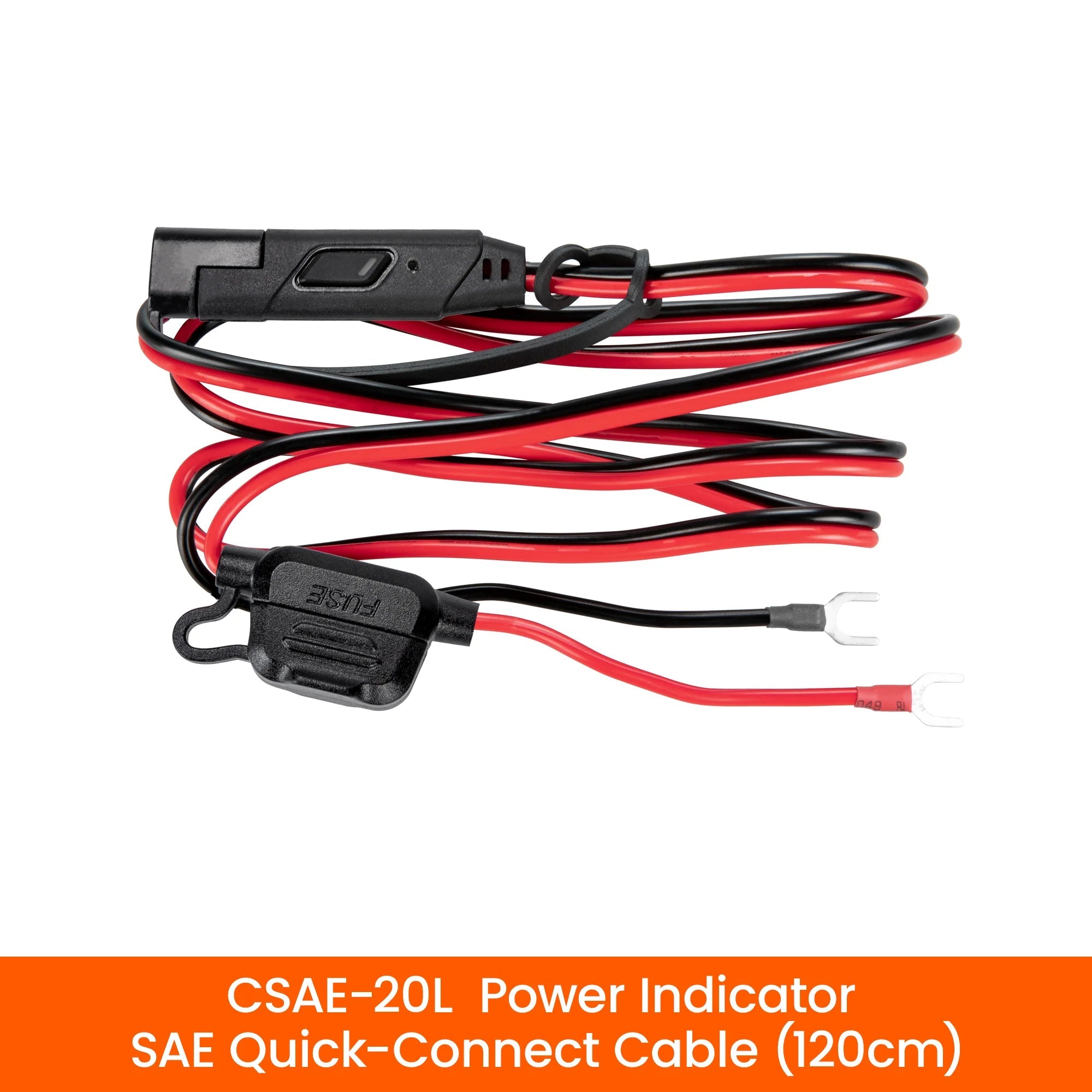 LOBOO Power Indicator SAE cable CSAE-20L 120cm 16 AWG battery lead