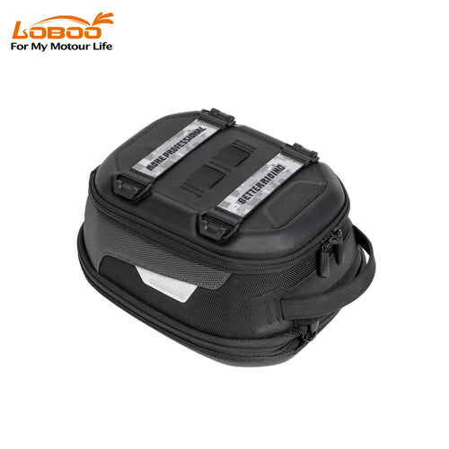 LOBOO Quick-Release Magnetic Motorcycle Tank Bag (BTB10PBK) for BMW R1250GS R1300GS, Honda Transalp Africa Twin, KTM ADV & More - LOBOO