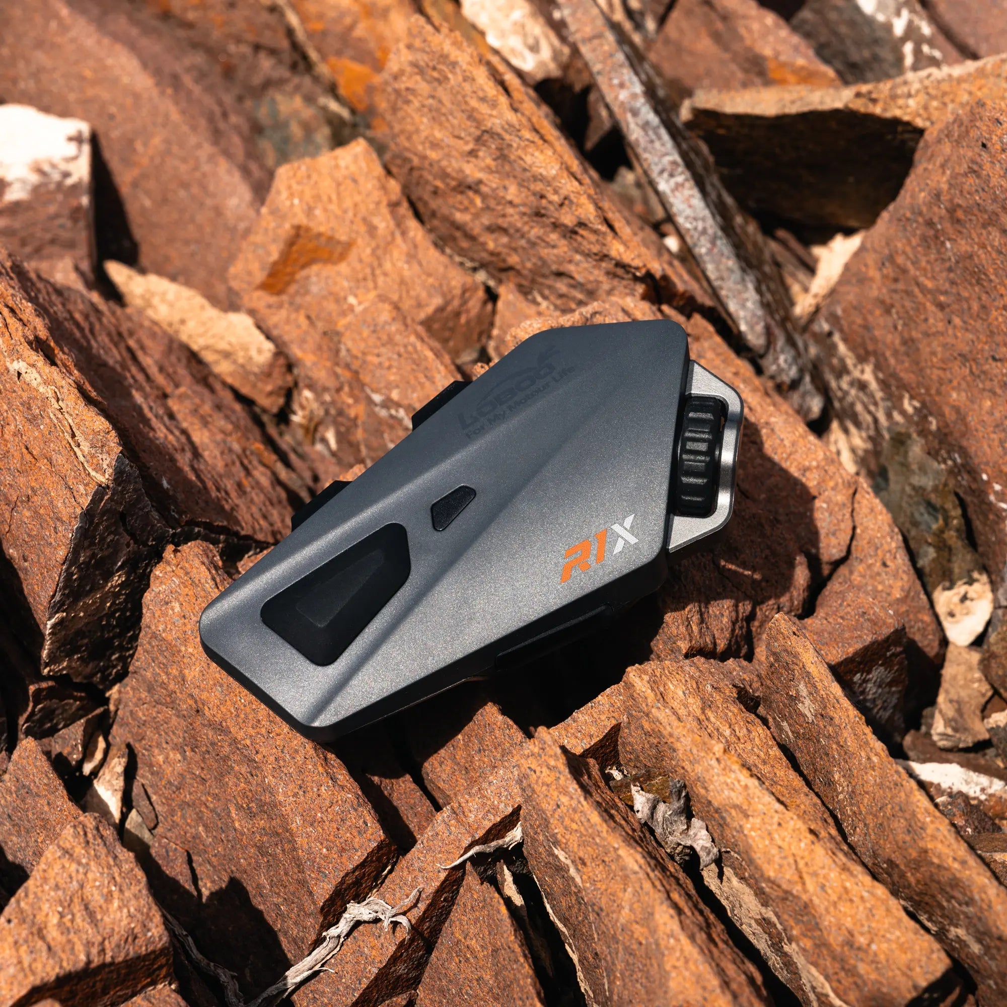 LOBOO R1X Motorcycle Helmet Headset - 45mm Speakers & CVC Noise Cancellation - LOBOO