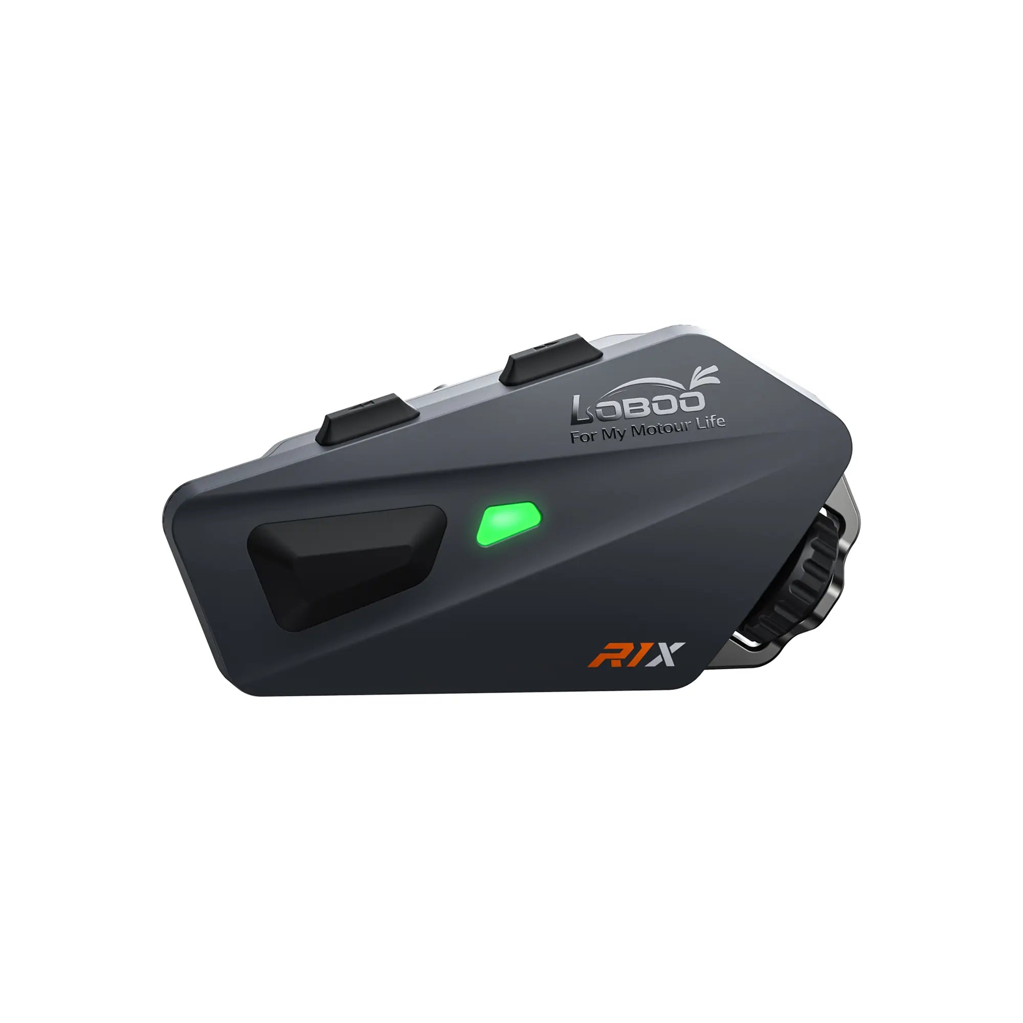 LOBOO R1X Motorcycle Helmet Headset - 45mm Speakers & CVC Noise Cancellation - LOBOO