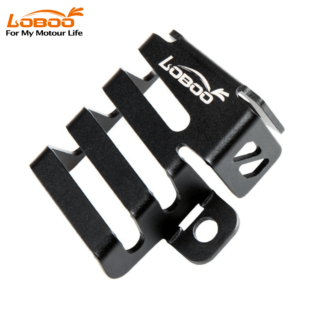 LOBOO Rear Brake Reservoir Guard for KTM 1290 Super Adventure S/R (2022+) | CNC Aluminum Protector - LOBOO