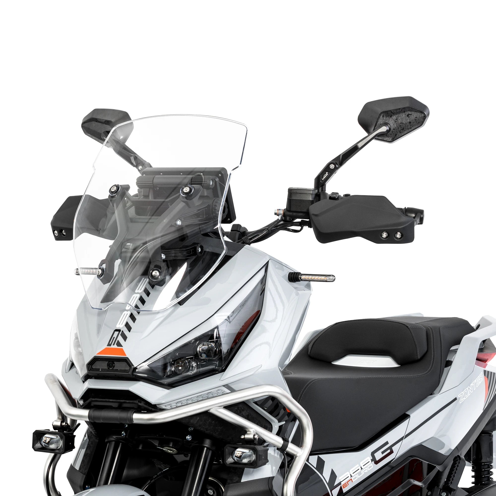 LOBOO RM03 - Lite Foldable Adventure Mirrors | 1200R Wide - Angle & Anti - Glare | Universal Fit - LOBOO