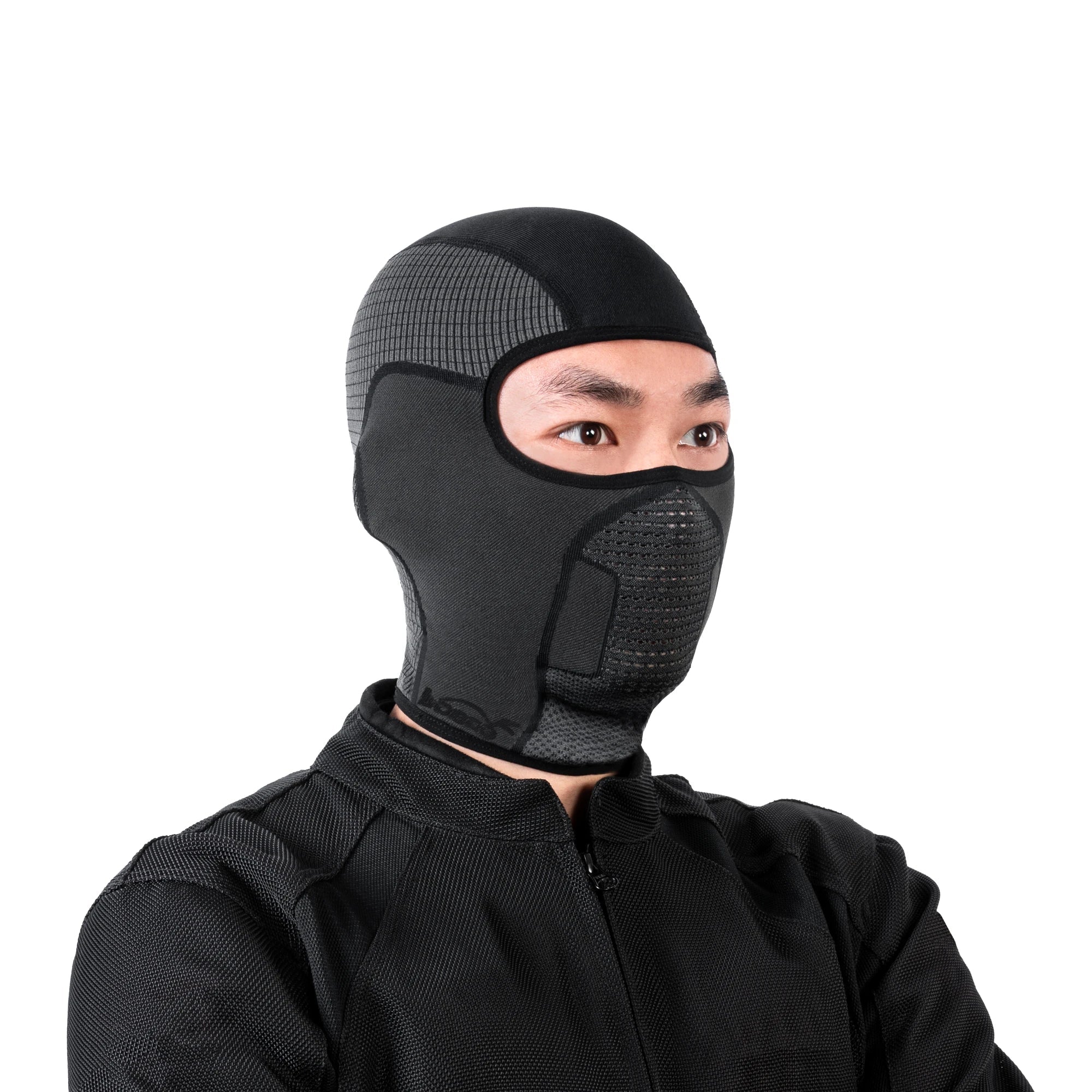 LOBOO RTT22 Riding Headgear | COOLMAX Motorcycle Balaclava & Samurai Mask - LOBOO