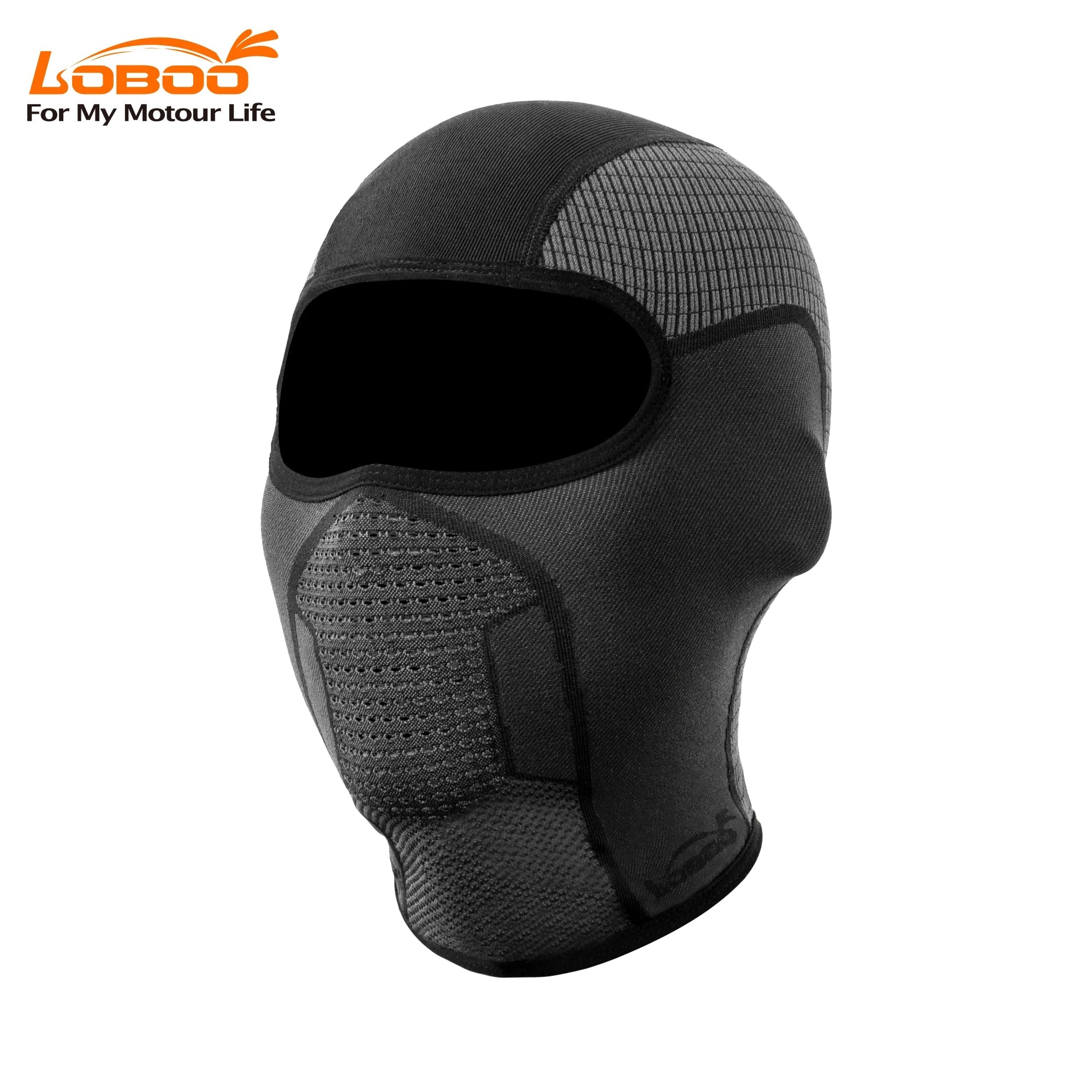 LOBOO RTT22 Riding Headgear | COOLMAX Motorcycle Balaclava & Samurai Mask - LOBOO