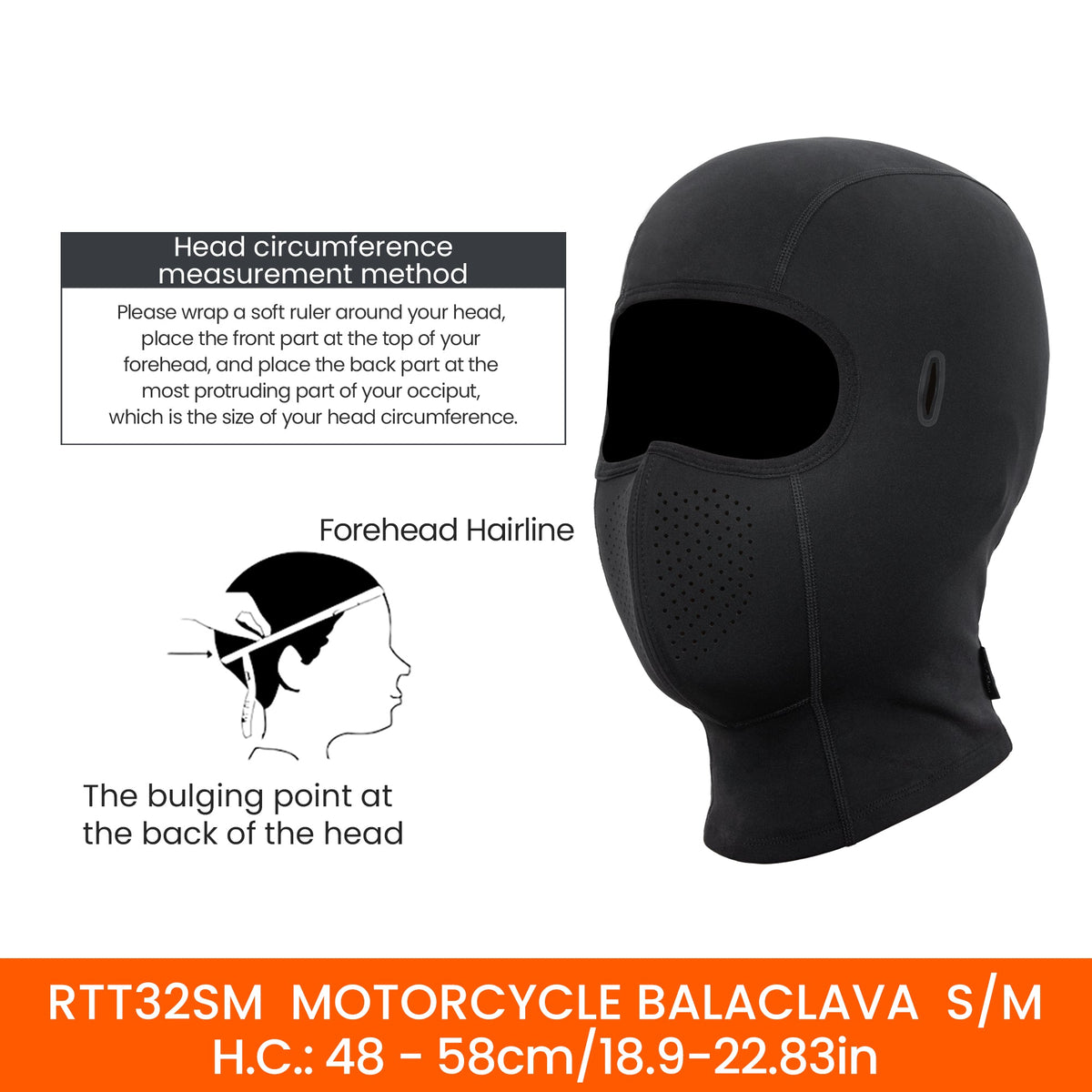 LOBOO RTT32 Winter Motorcycle Balaclava Thermal Fleece Neck Warmer Anti-Fog Face Mask - LOBOO