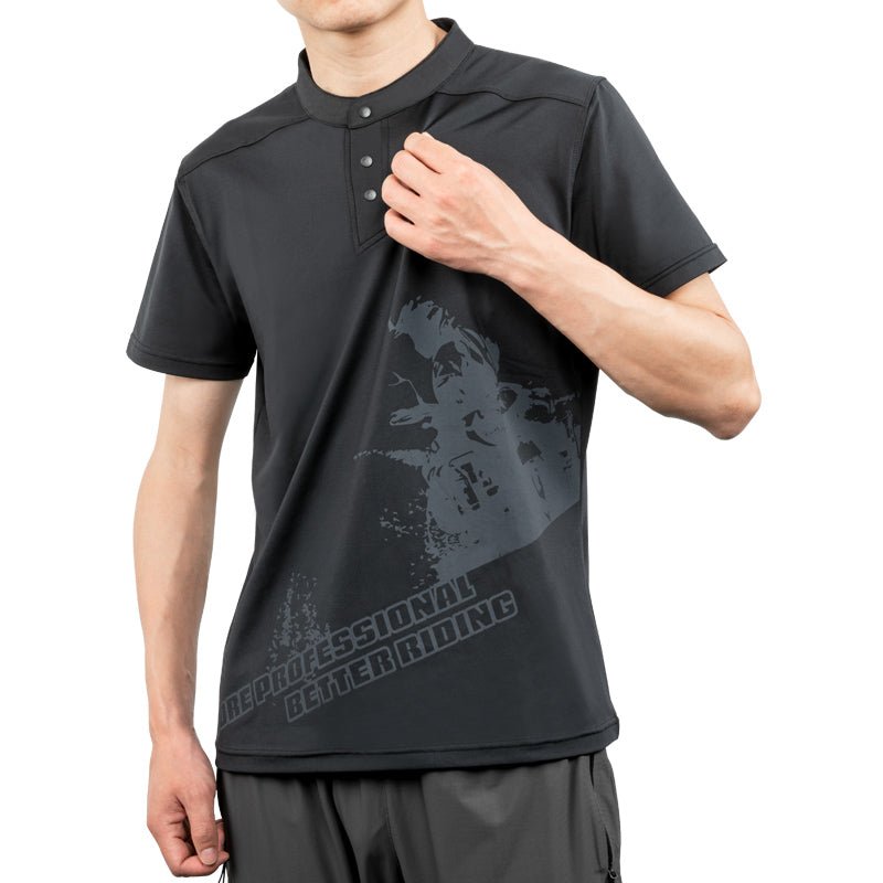LOBOO RXT10 Cool - Max Riding T-Shirt | Moisture - Wicking Base Layer with Silver - Ion Antibacterial - LOBOO