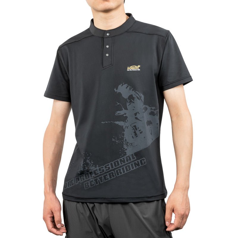 LOBOO RXT10 Cool - Max Riding T-Shirt | Moisture - Wicking Base Layer with Silver - Ion Antibacterial - LOBOO