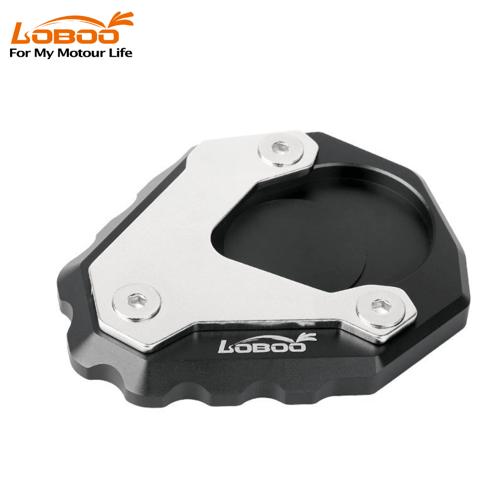 LOBOO Side Stand Extension for BMW F800GS (2025+), F750GS & F900GS Comfort | CNC Kickstand Pad - LOBOO