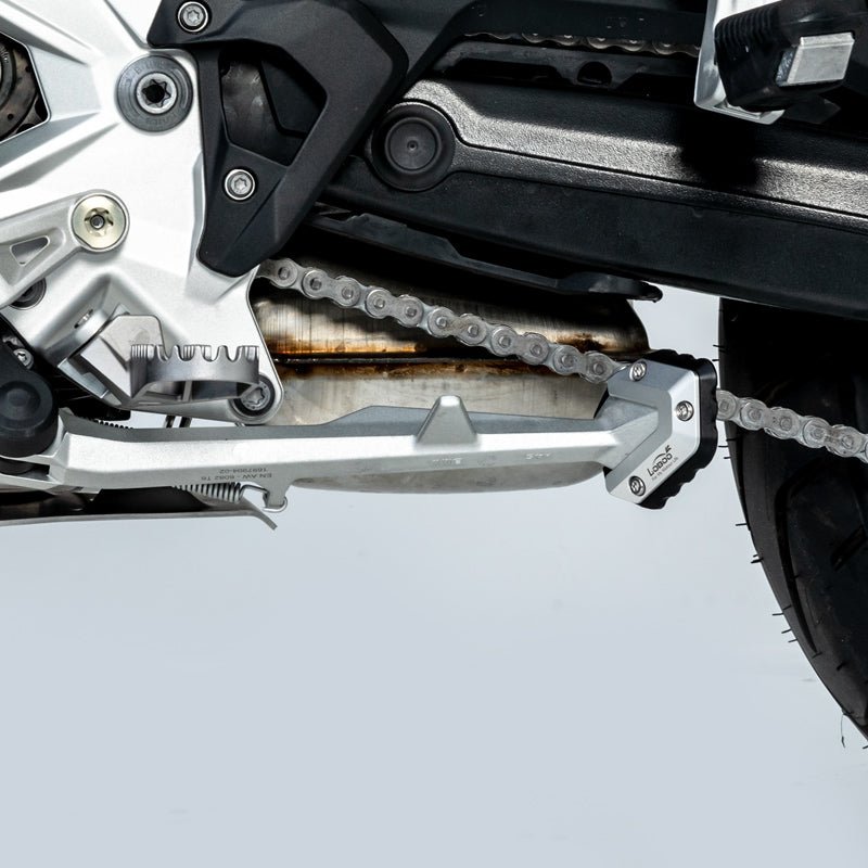 LOBOO Side Stand Extension for BMW F900GS (2024+) | CNC Aluminum Kickstand Enlarger Pad - LOBOO
