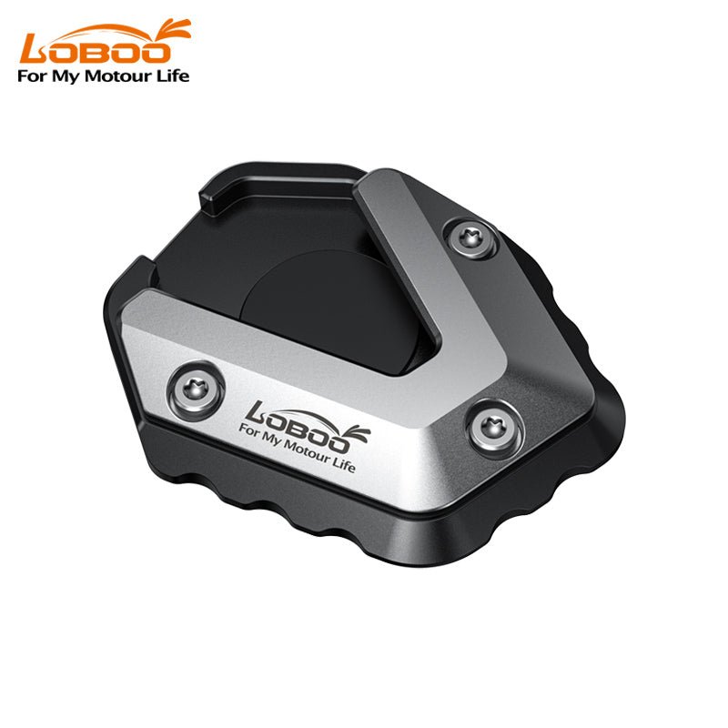 LOBOO Side Stand Extension for BMW F900GS (2024+) | CNC Aluminum Kickstand Enlarger Pad - LOBOO