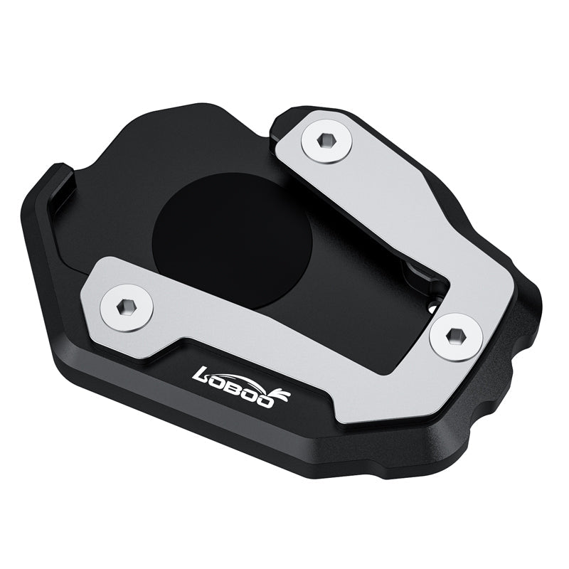 LOBOO Side Stand Extension for Honda Africa Twin CRF1100L - CNC Aluminum Kickstand Foot Enlarger Pad - LOBOO