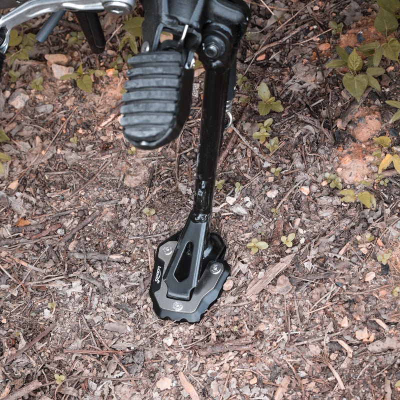 LOBOO Side Stand Extension for Honda Africa Twin CRF1100L - CNC Aluminum Kickstand Foot Enlarger Pad - LOBOO