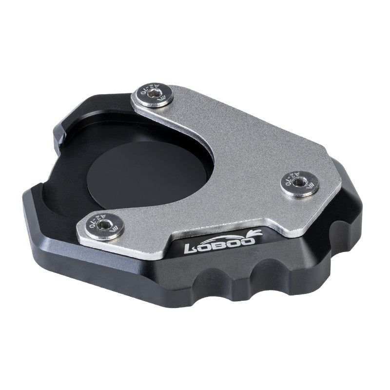 LOBOO Side Stand Extension for Honda XL750 Transalp (2024+) | CNC Aluminum & Stainless Steel Kickstand Pad - LOBOO