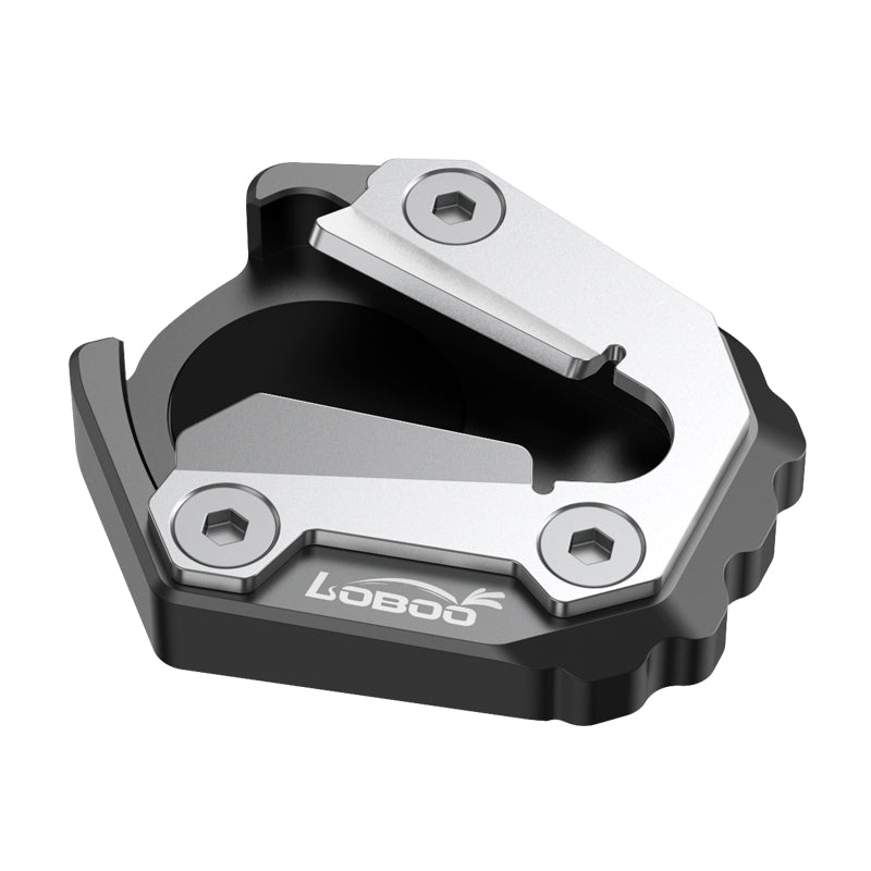 LOBOO Side Stand Extension for KTM 1290 Super Adventure S (2022+) | CNC Aluminum & Stainless Steel Pad - LOBOO