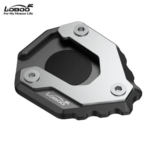 LOBOO Side Stand Support Extension for CFMOTO 800MT (2021 - 2024) | CNC Aluminum Kickstand Foot Enlarger & Stabilizer - LOBOO