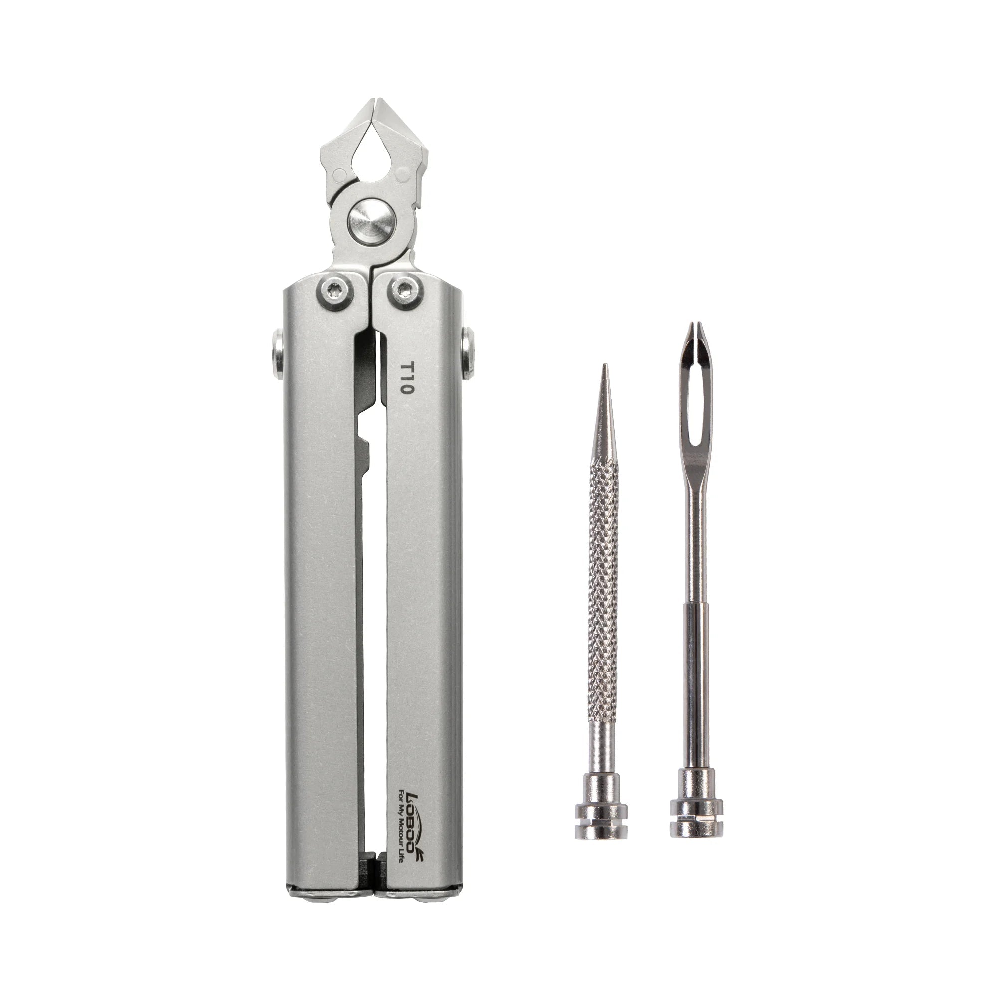 LOBOO T10 Tubeless Tire Repair Tool — Compact Modular Kit with Built - In Pliers & Waterproof Case for Motorcycle Adventure Touring - LOBOO
