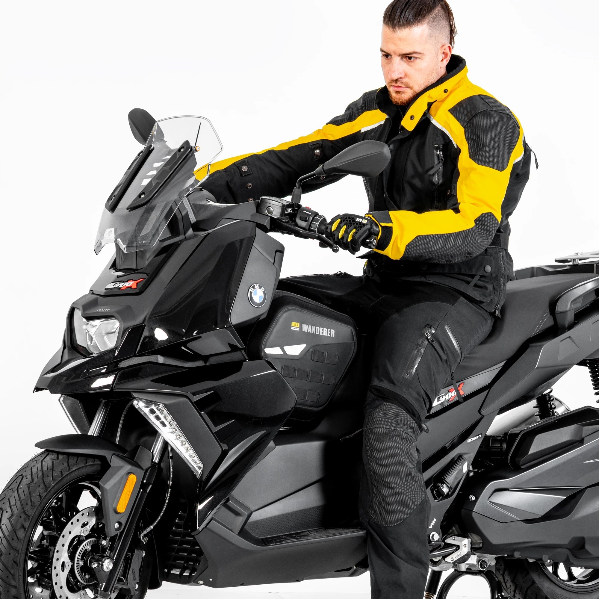 LOBOO WANDERER Series 15L Scooter Tunnel Bag - Tactical Pedal Storage Bag - Water Resistant with MOLLE System - LOBOO