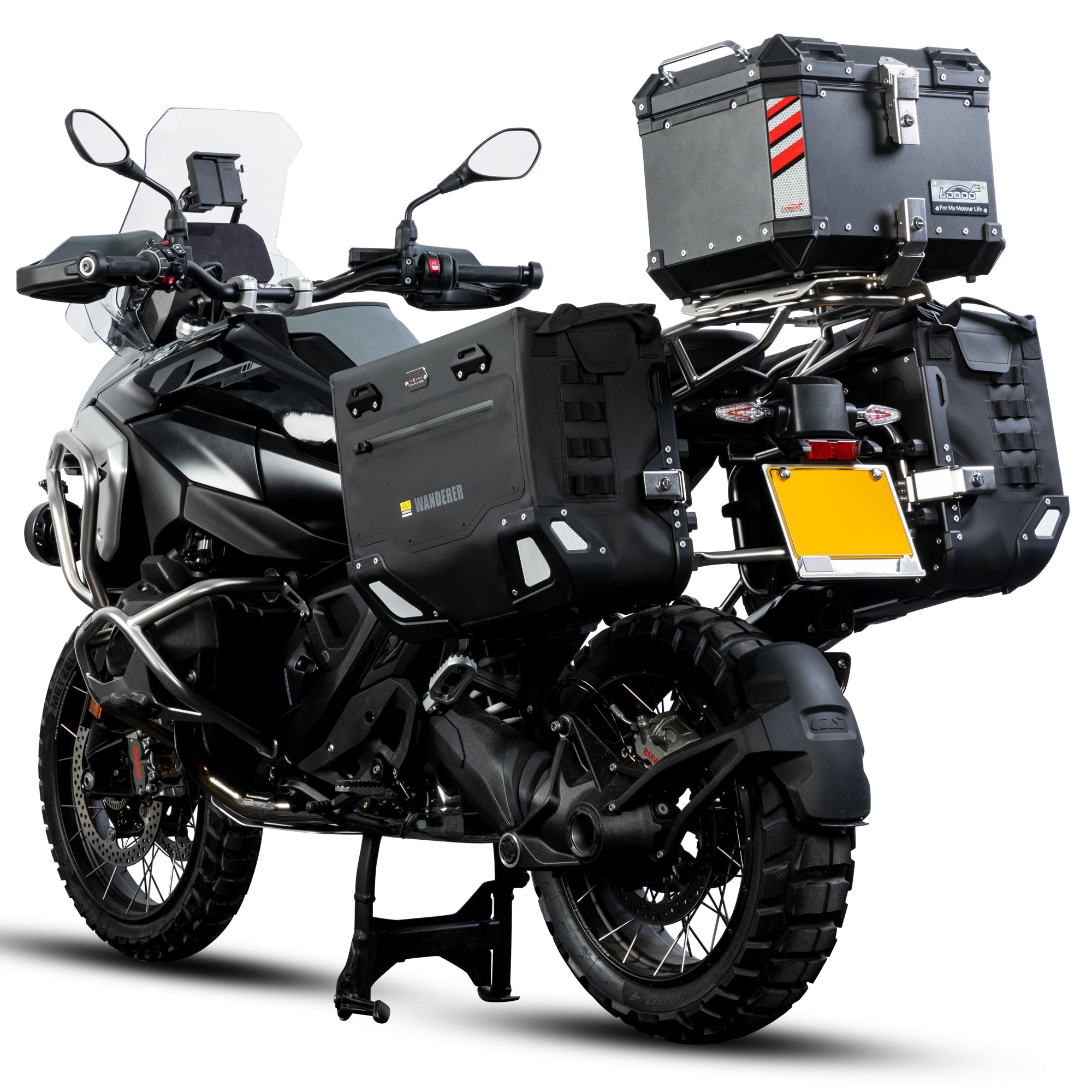 LOBOO Wanderer Waterproof Side Bags (30L/40L) | Quick - Release Soft Pannier System with MOLLE - LOBOO