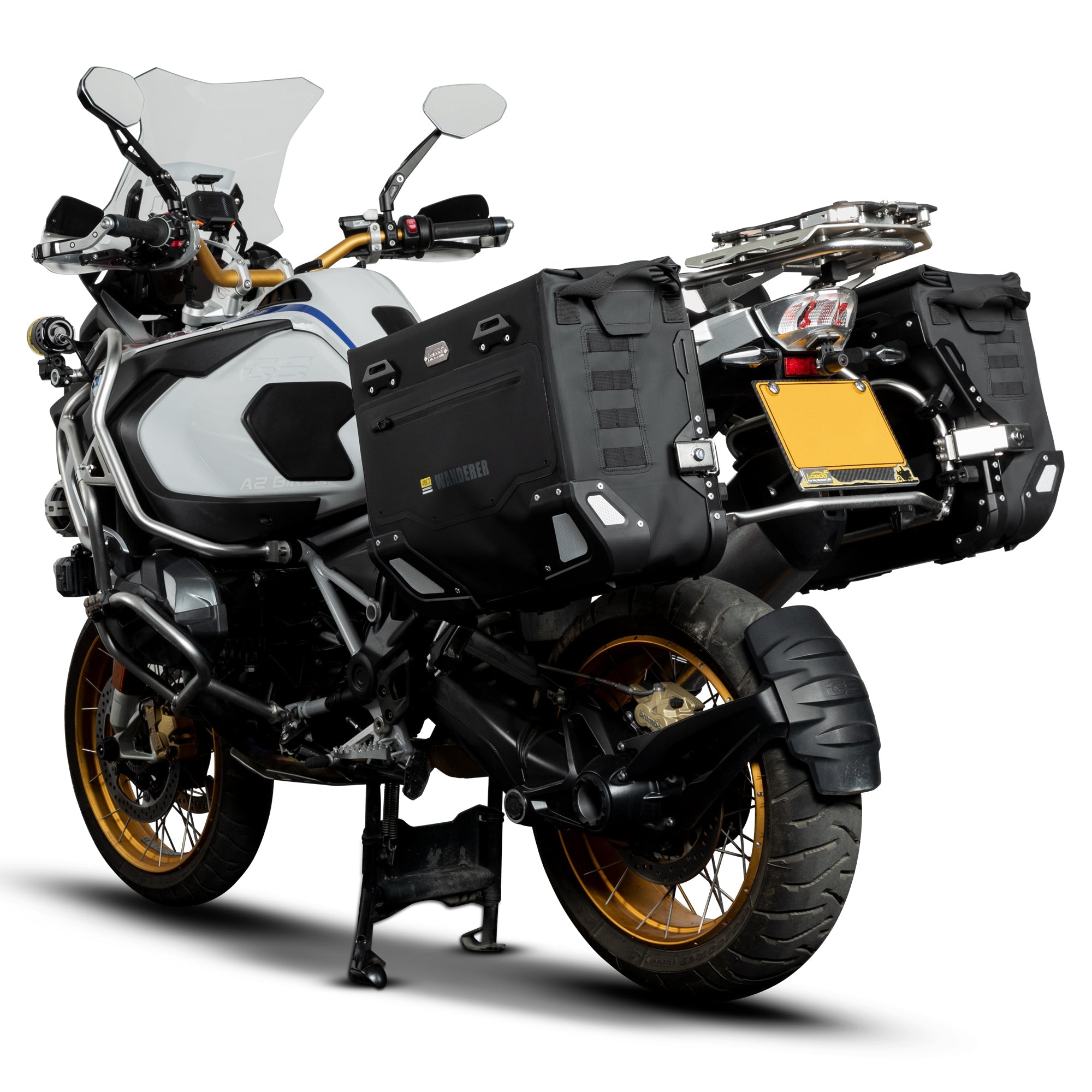 LOBOO Wanderer Waterproof Side Bags (30L/40L) | Quick - Release Soft Pannier System with MOLLE - LOBOO