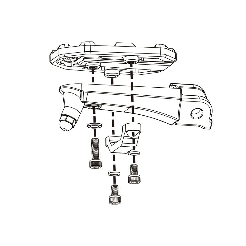 LOBOO Wide Foot Peg Extension for Honda CB500X, NX400 & NC750 | Anti - Slip Footrest Enlarger - LOBOO