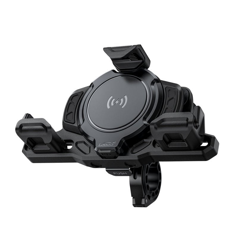 LOBOO-PH02S-Motorrad-Handyhalter mit 15W kabellosem & 24W Schnellladen Anti-Vibrations-Lenkerhalterung fr iPhone, Samsung & mehr (6598mm Breite) - LOBOO LOBOO-PH02S-Motorrad-Handyhalter mit 15W kabellosem & 24W Schnellladen Anti-Vibrations-Lenkerhalterung fr iPhone, Samsung & mehr (6598mm Breite) - LOBOO