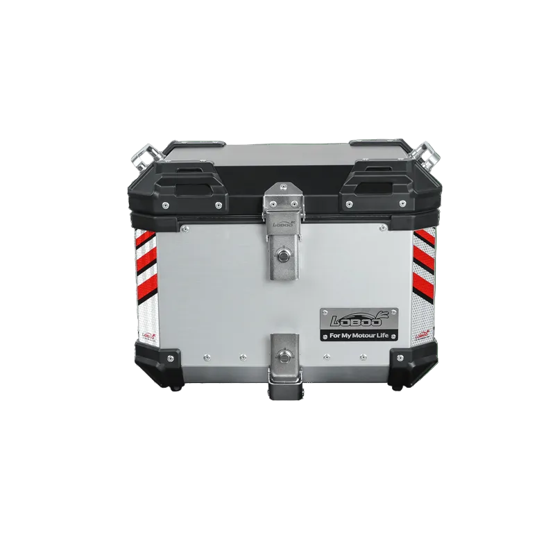 1871　ストライプ柄 　レインボー　ラミネート　GPSケース　スクエア型 PIKE TRACKER Series Side Cases and Top Case-BMW F850GS ADV - LOBOO