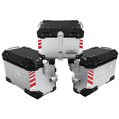 PIKE TRACKER Series Side Cases and Top Case - BMW F850GS (2023 - ) - LOBOO