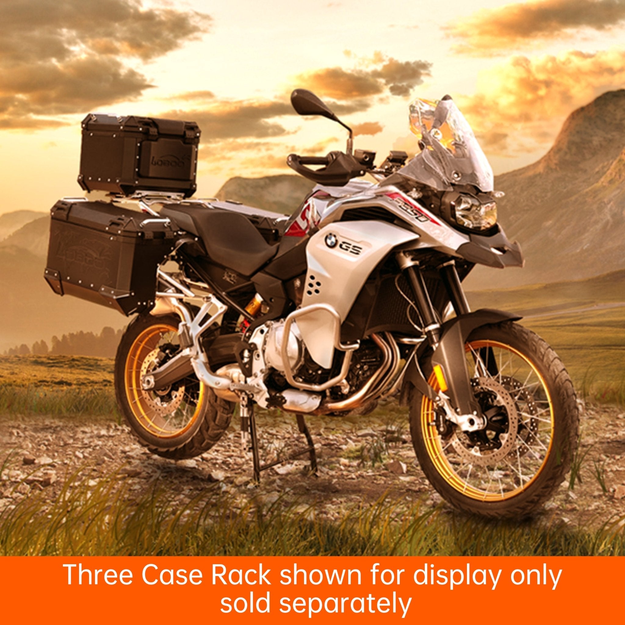 PIKE TRACKER Series Side Cases and Top Case - BMW F850GS ADV - LOBOO