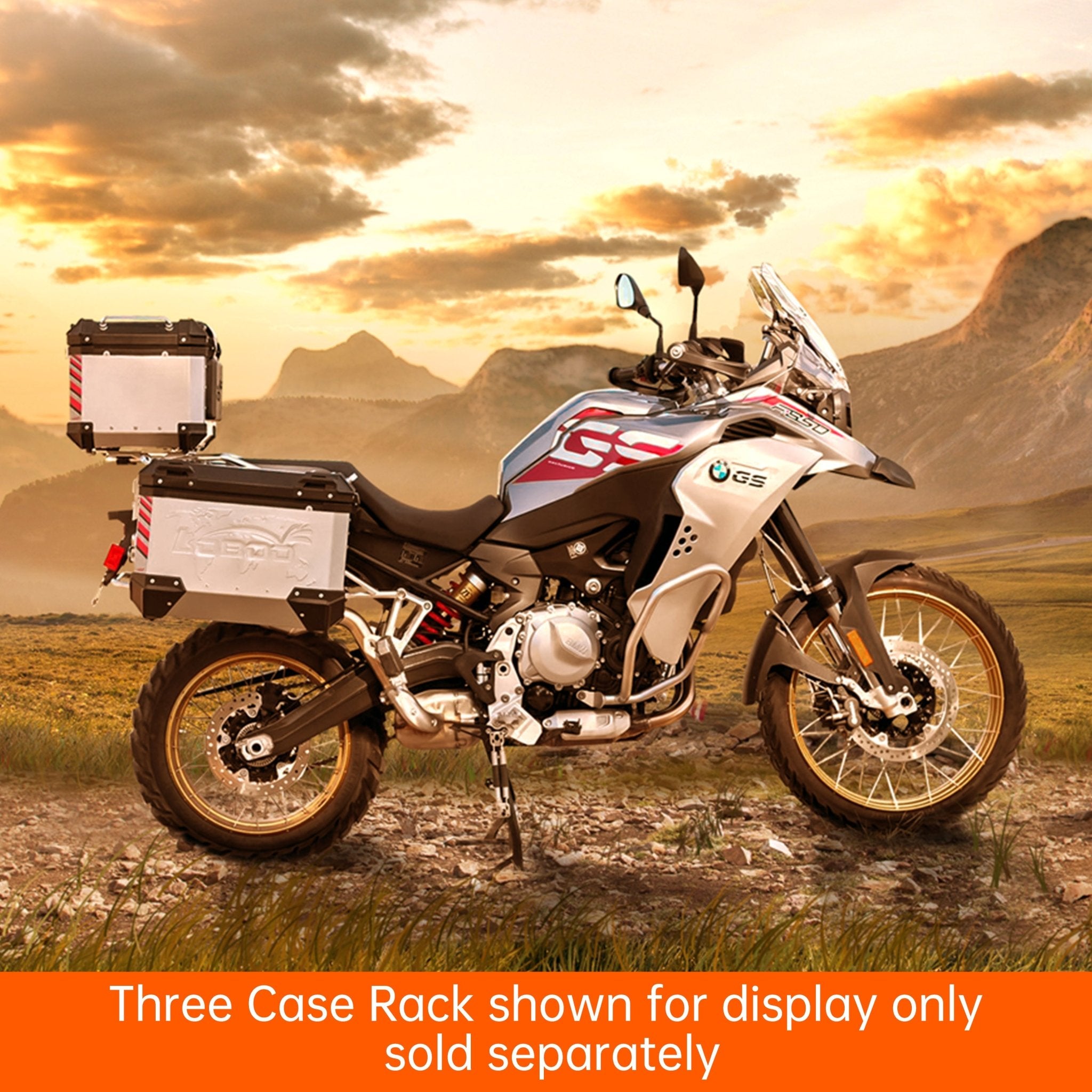 PIKE TRACKER Series Side Cases and Top Case - BMW F850GS ADV - LOBOO