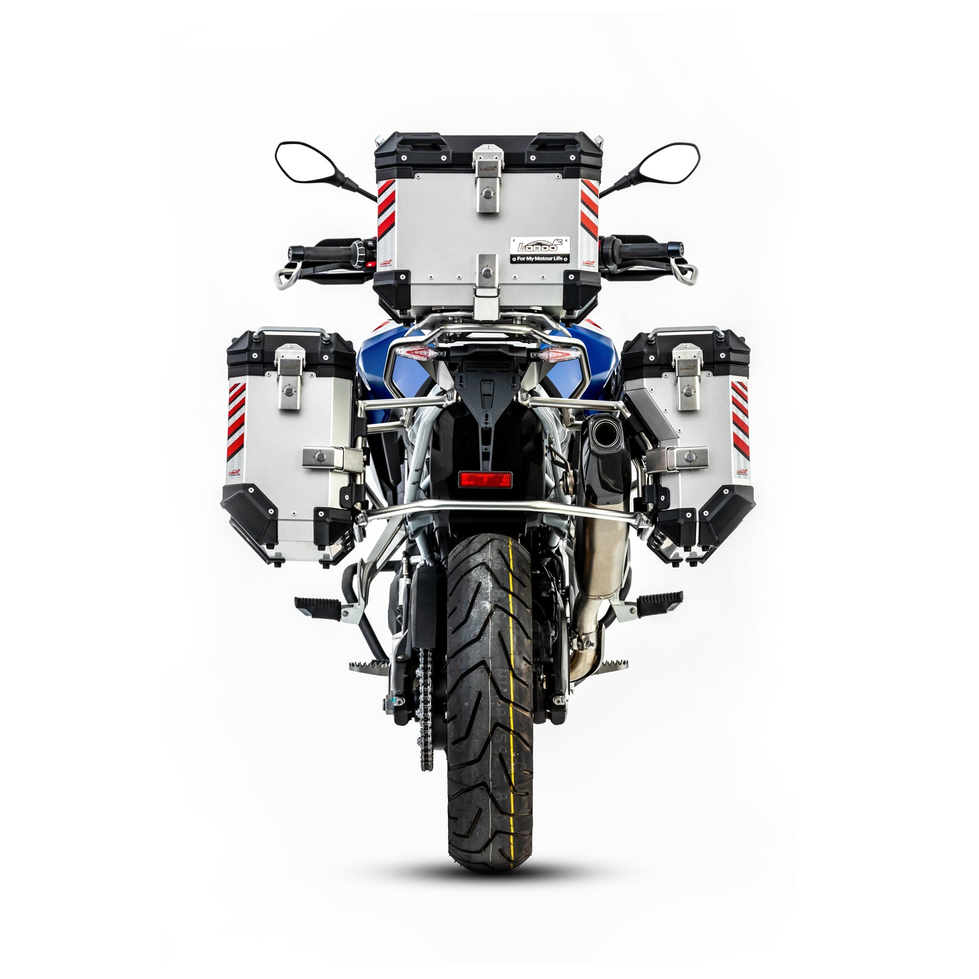 PIKE TRACKER Series Side Cases and Top Case - BMW F900GS - LOBOO