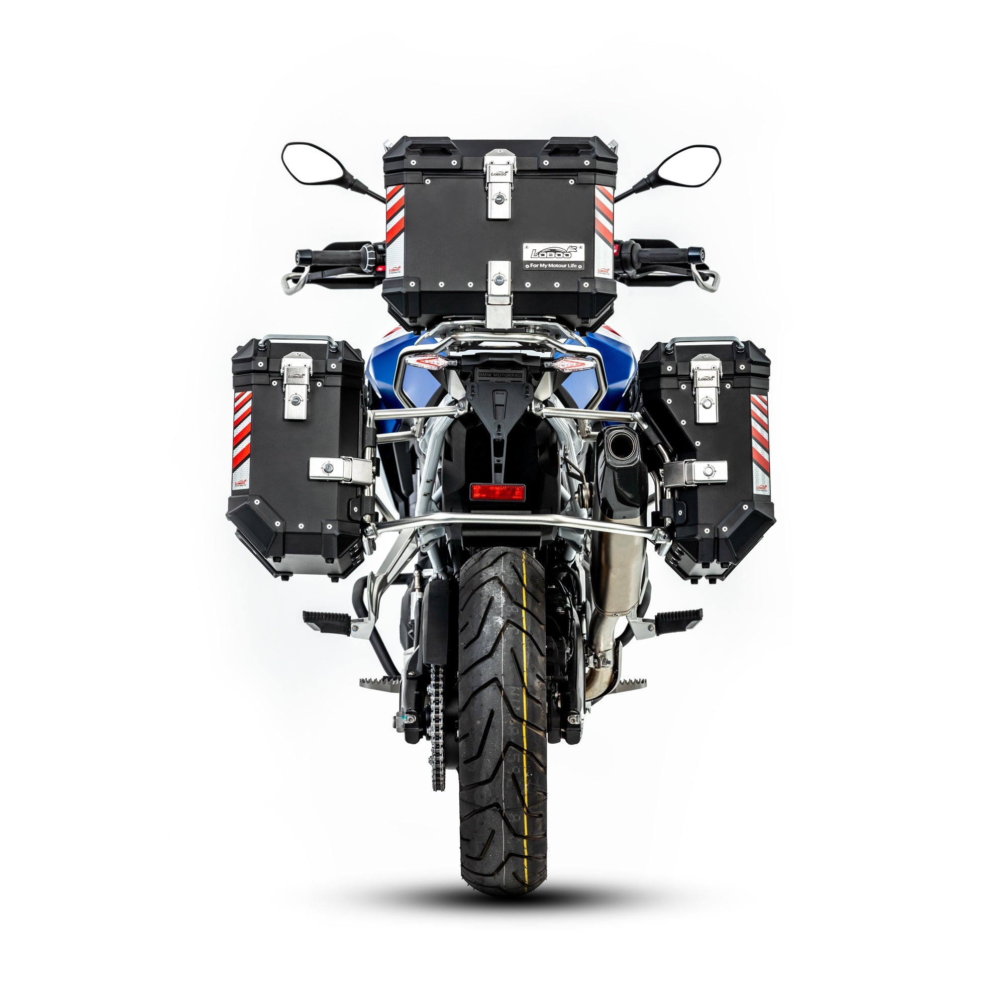 PIKE TRACKER Series Side Cases and Top Case - BMW F900GS - LOBOO