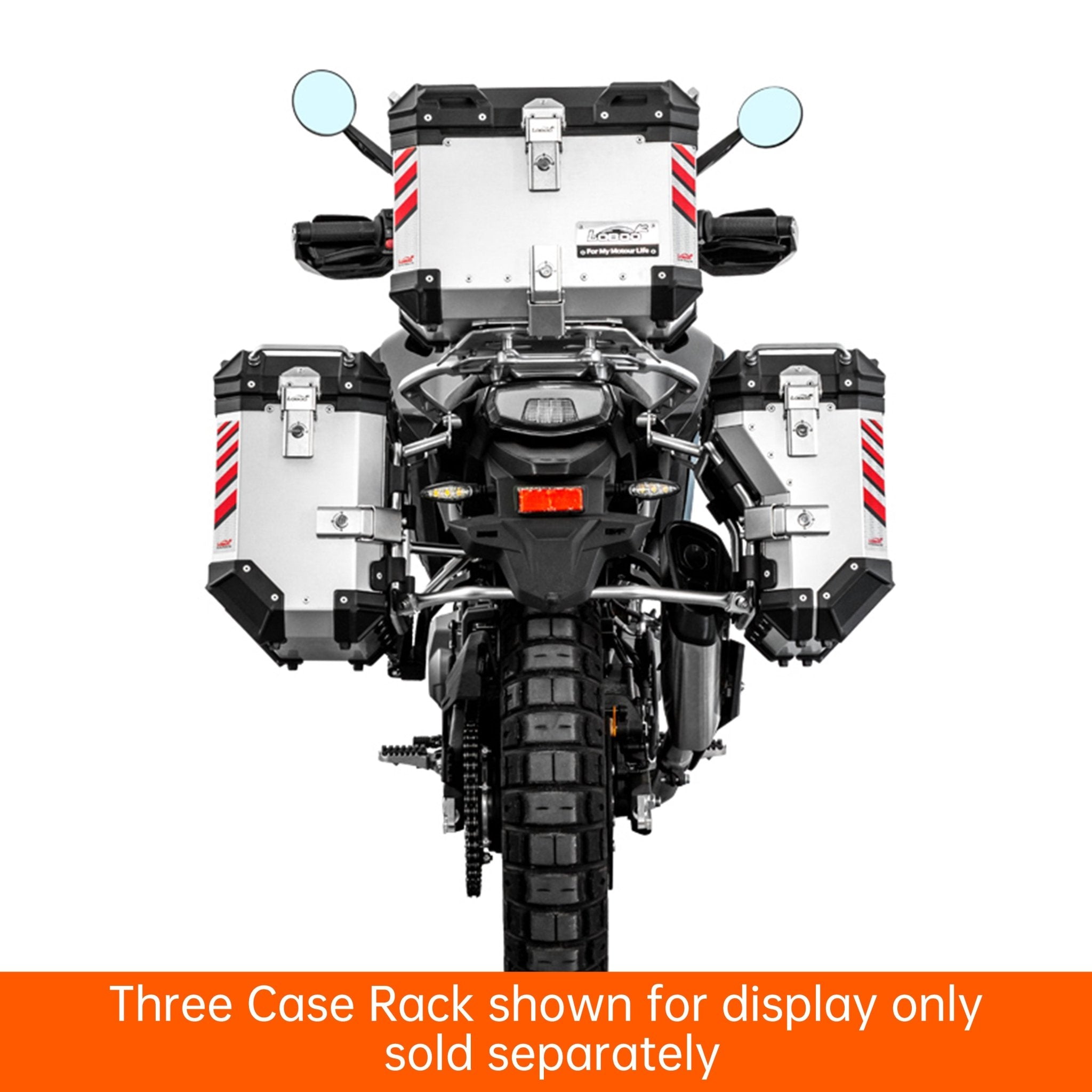 PIKE TRACKER Series Side Cases and Top Case-CFMOTO 450MT - LOBOO