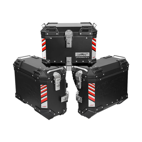 PIKE TRACKER Series Side Cases and Top Case - DUCATI DESERT X (2023 - ) - LOBOO