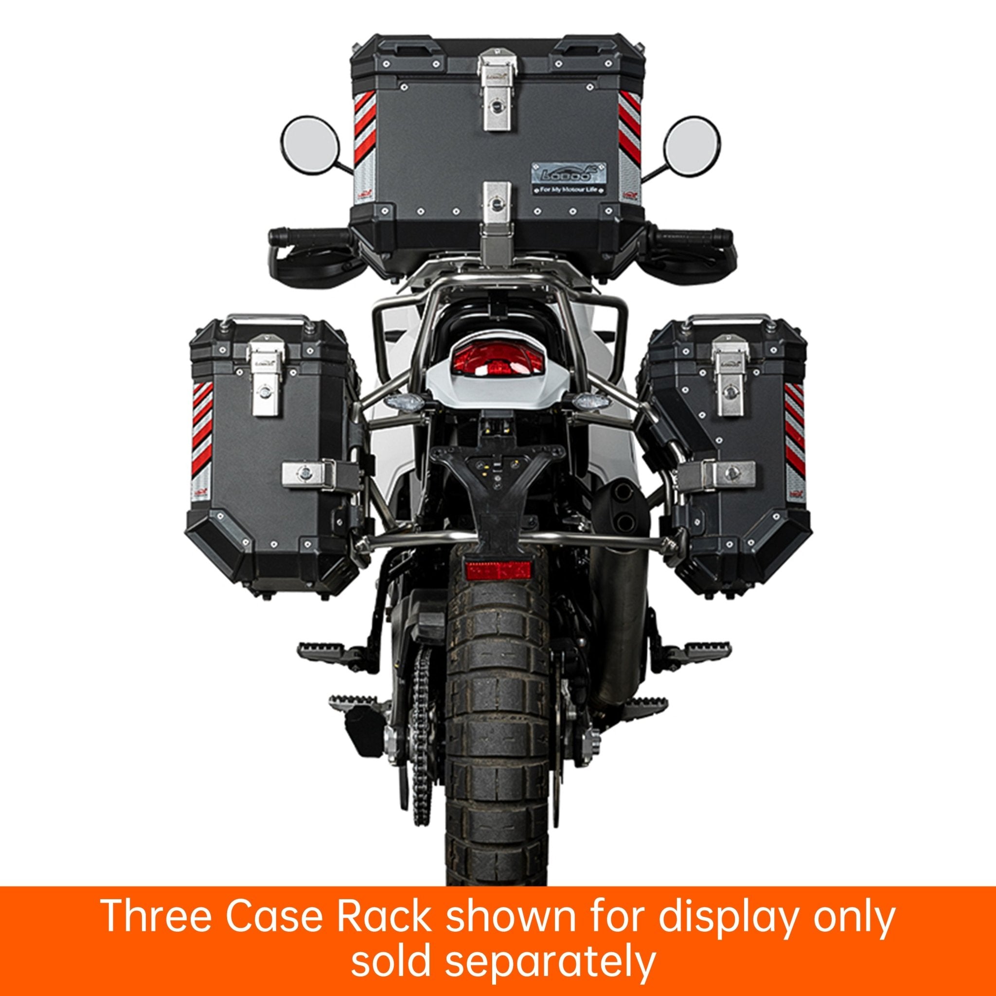 PIKE TRACKER Series Side Cases and Top Case-DUCATI DESERT X (2023