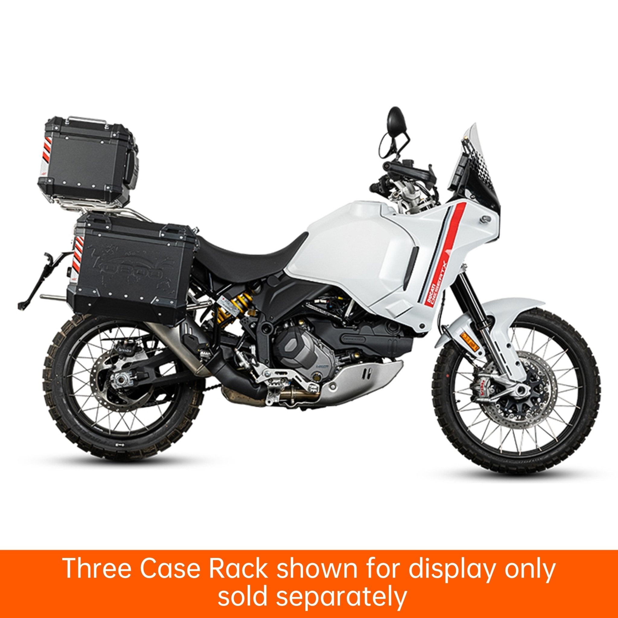 PIKE TRACKER Series Side Cases and Top Case-DUCATI DESERT X (2023