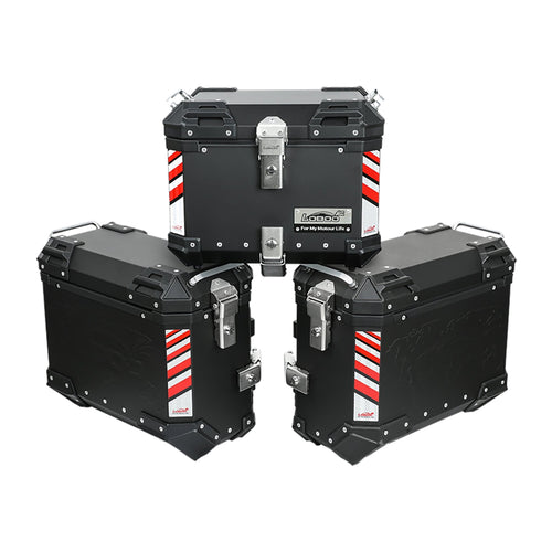 PIKE TRACKER Series Side Cases and Top Case - DUCATI MTS1260Enduro (2018 - ) - LOBOO