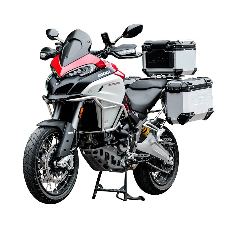 PIKE TRACKER Series Side Cases and Top Case - DUCATI MTS1260Enduro (2018 - ) - LOBOO