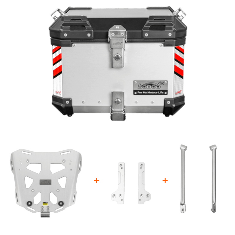 PIKE TRACKER Series Side Cases and Top Case - DUCATI Multistrada V4S (2022 - ) - LOBOO