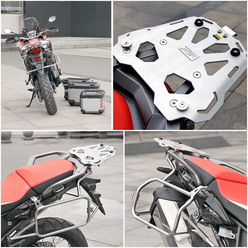 PIKE TRACKER Series Side Cases and Top Case - HONDA CRF1000L ADV (2019) - LOBOO