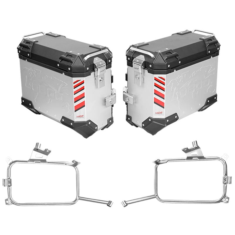 PIKE TRACKER Series Side Cases and Top Case - HONDA NC750X (2019 - ) - LOBOO