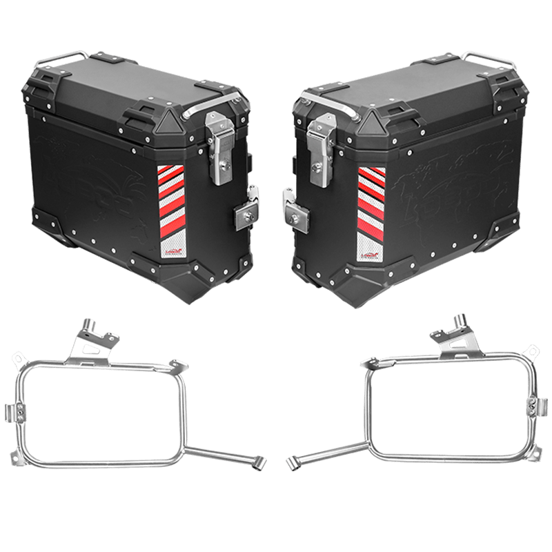 PIKE TRACKER Series Side Cases and Top Case - HONDA NC750X (2019 - ) - LOBOO