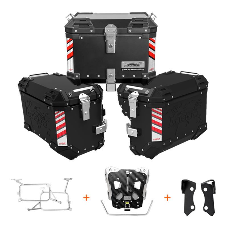 PIKE TRACKER Series Side Cases and Top Case - KTM 1290 Super Adventure (2022 - ) - LOBOO