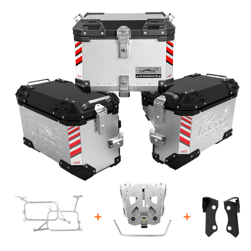 PIKE TRACKER Series Side Cases and Top Case - KTM 1290 Super Adventure (2022 - ) - LOBOO