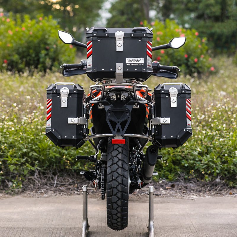 PIKE TRACKER Series Side Cases and Top Case - KTM 390Adventure (2021 - ) - LOBOO