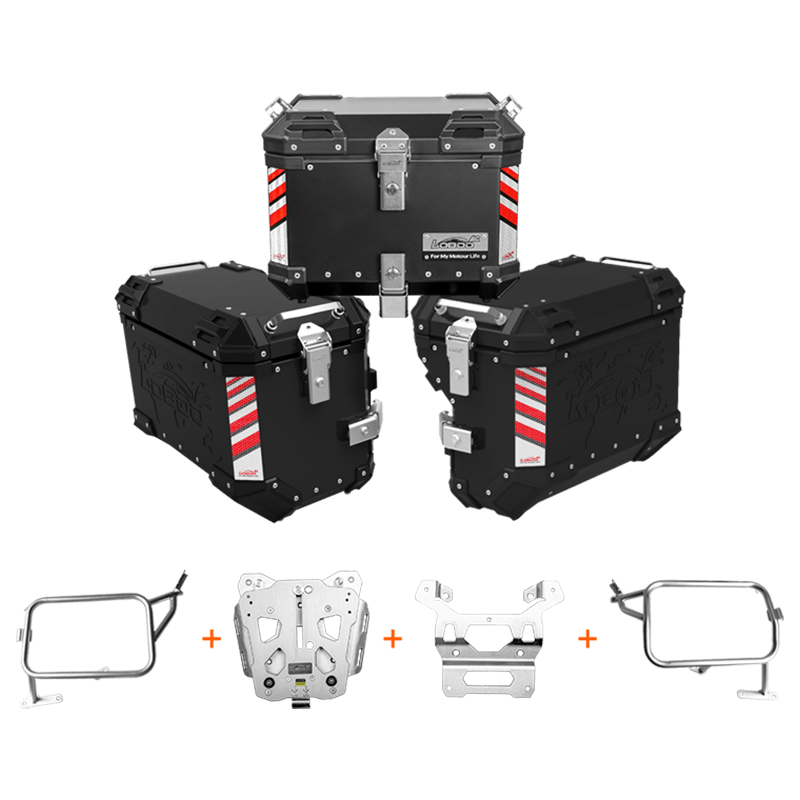 PIKE TRACKER Series Side Cases and Top Case - KTM 790 Adventure (2019 - ) - LOBOO