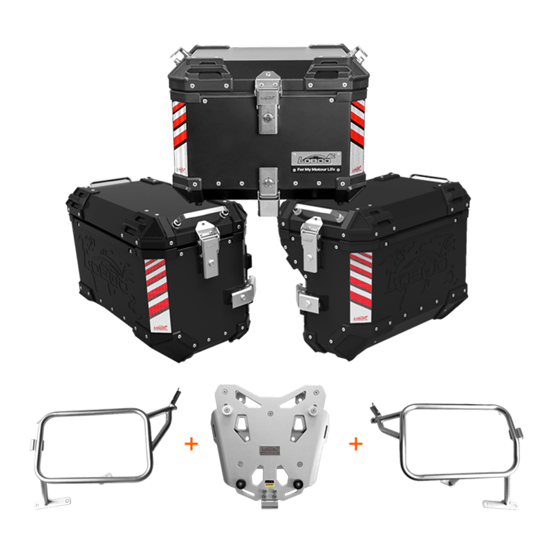 PIKE TRACKER Series Side Cases and Top Case - KTM 790 Adventure (2019 - ) - LOBOO