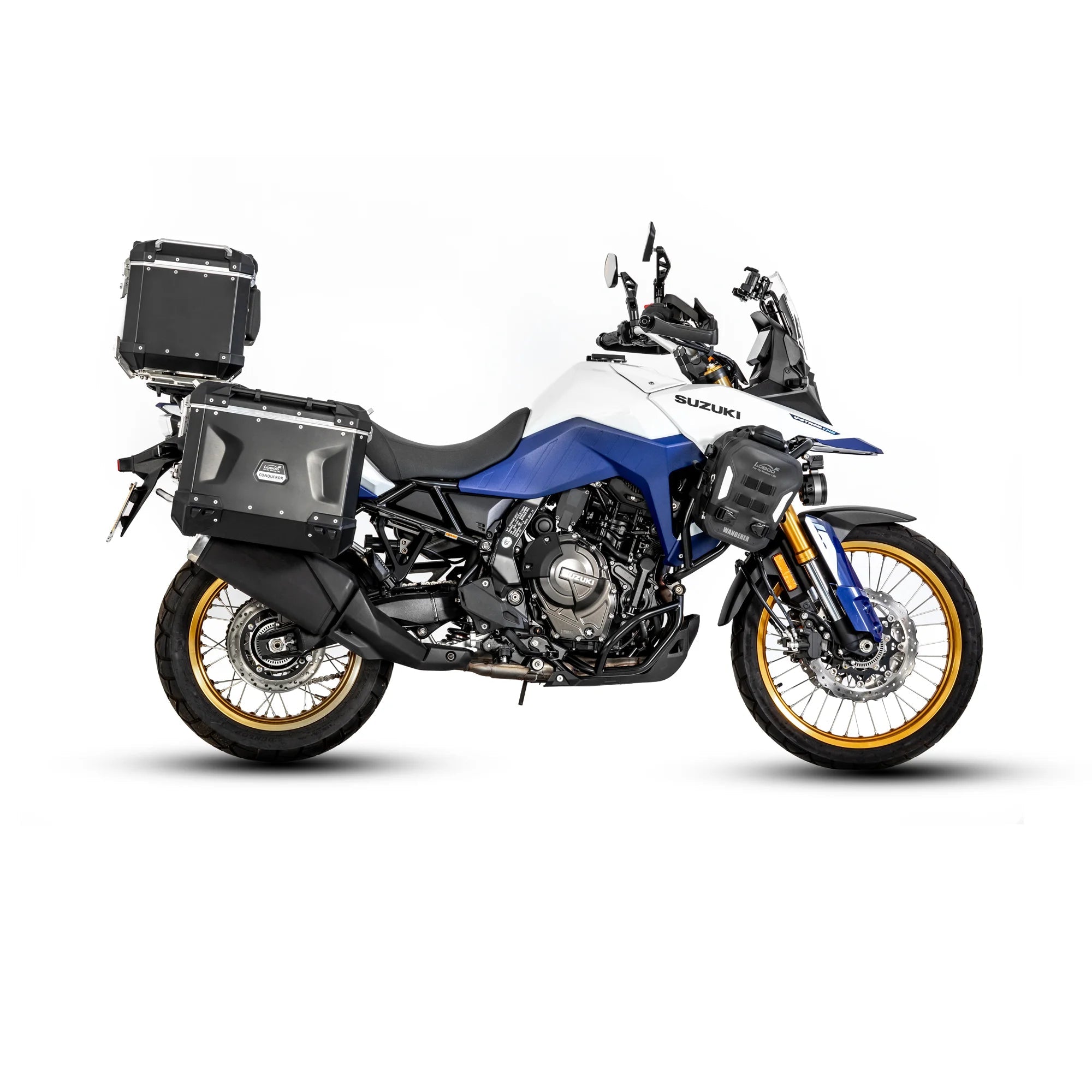 PIKE TRACKER Series Side Cases and Top Case - SUZUKI V - STROM 800DE(2024 - ) - LOBOO