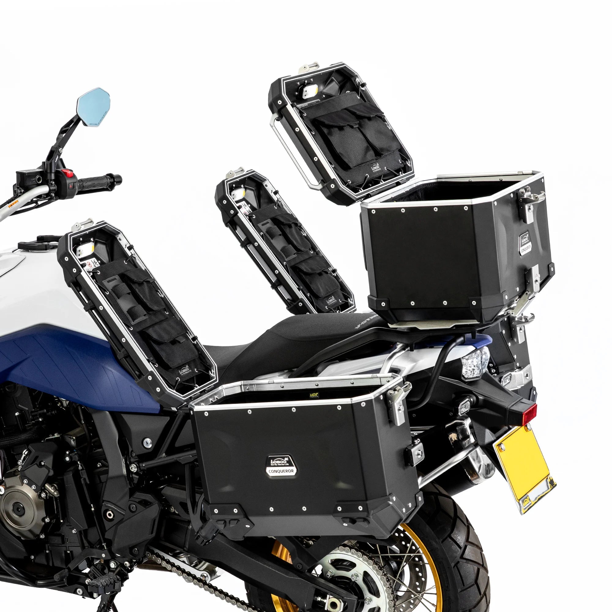 PIKE TRACKER Series Side Cases and Top Case - SUZUKI V - STROM 800DE(2024 - ) - LOBOO