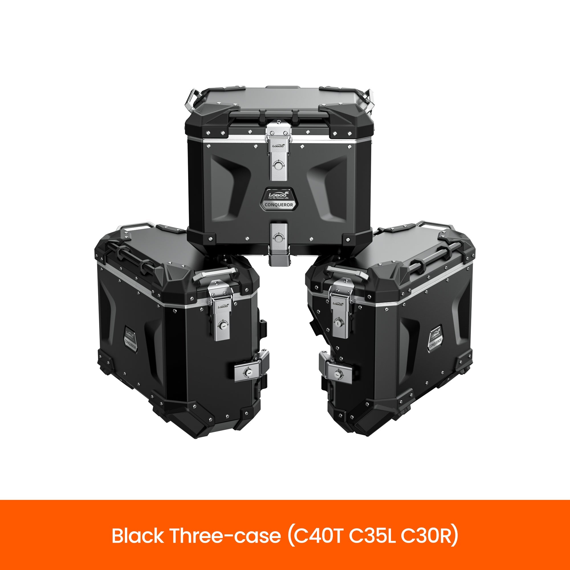PIKE TRACKER Series Side Cases and Top Case - SUZUKI V - STROM 800DE(2024 - ) - LOBOO